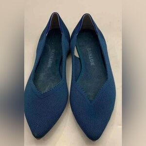 Rothy’s The Point Navy Blue Shoes SZ 8.5